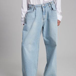 Frankie Shop Hayla Denim Jeans in Light Wash | xs/s